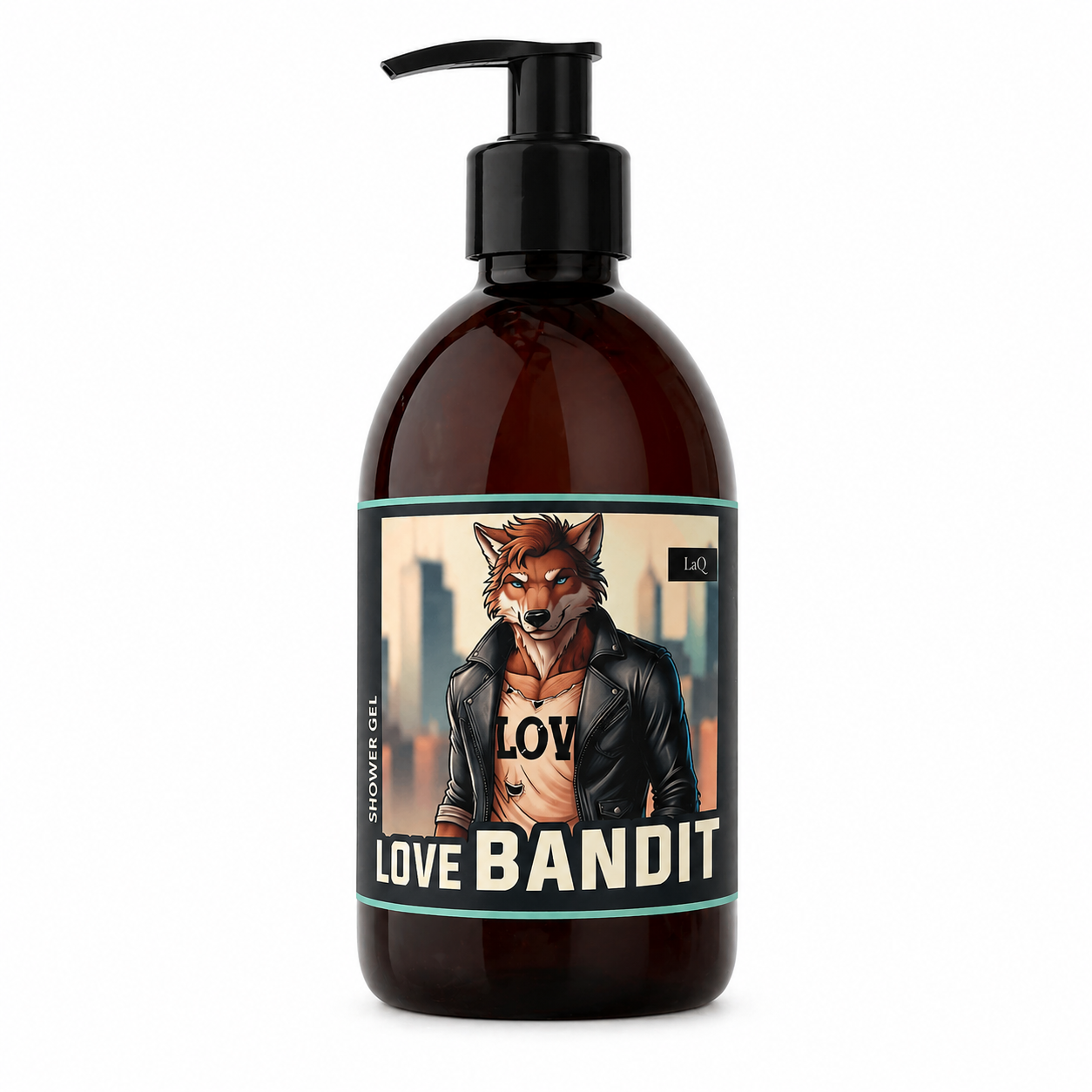 LaQ Dušo gelis LOVE BANDIT – Širdis vagia, kvapu svaigina, 500ml - Image 2