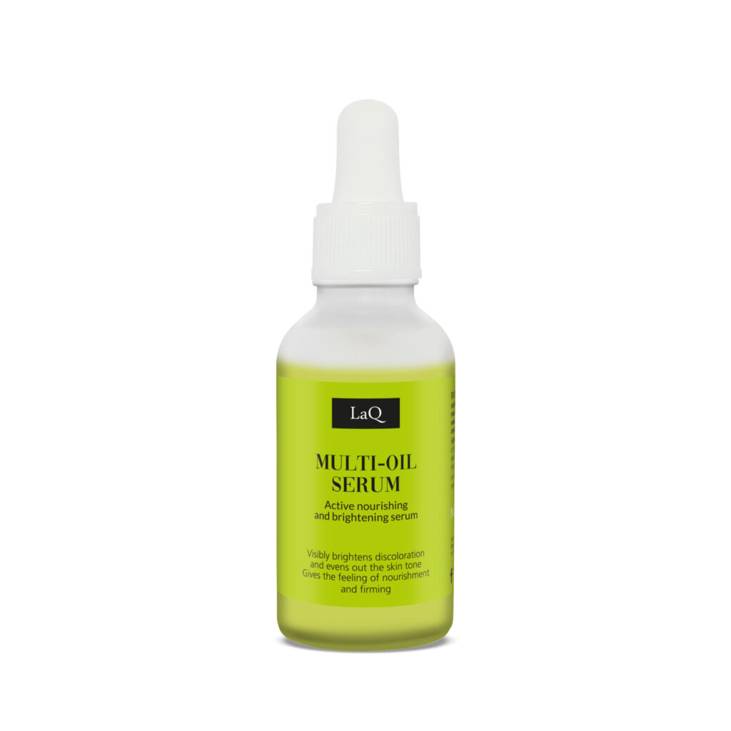 LaQ MULTI-OIL aliejinis veido serumas su vitaminais C ir E, 30 ml