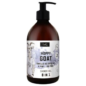 LaQ Dušo gelis 8in1 HOPPY GOAT – Linksmas ožys, nuotaiką kelia, 500ml