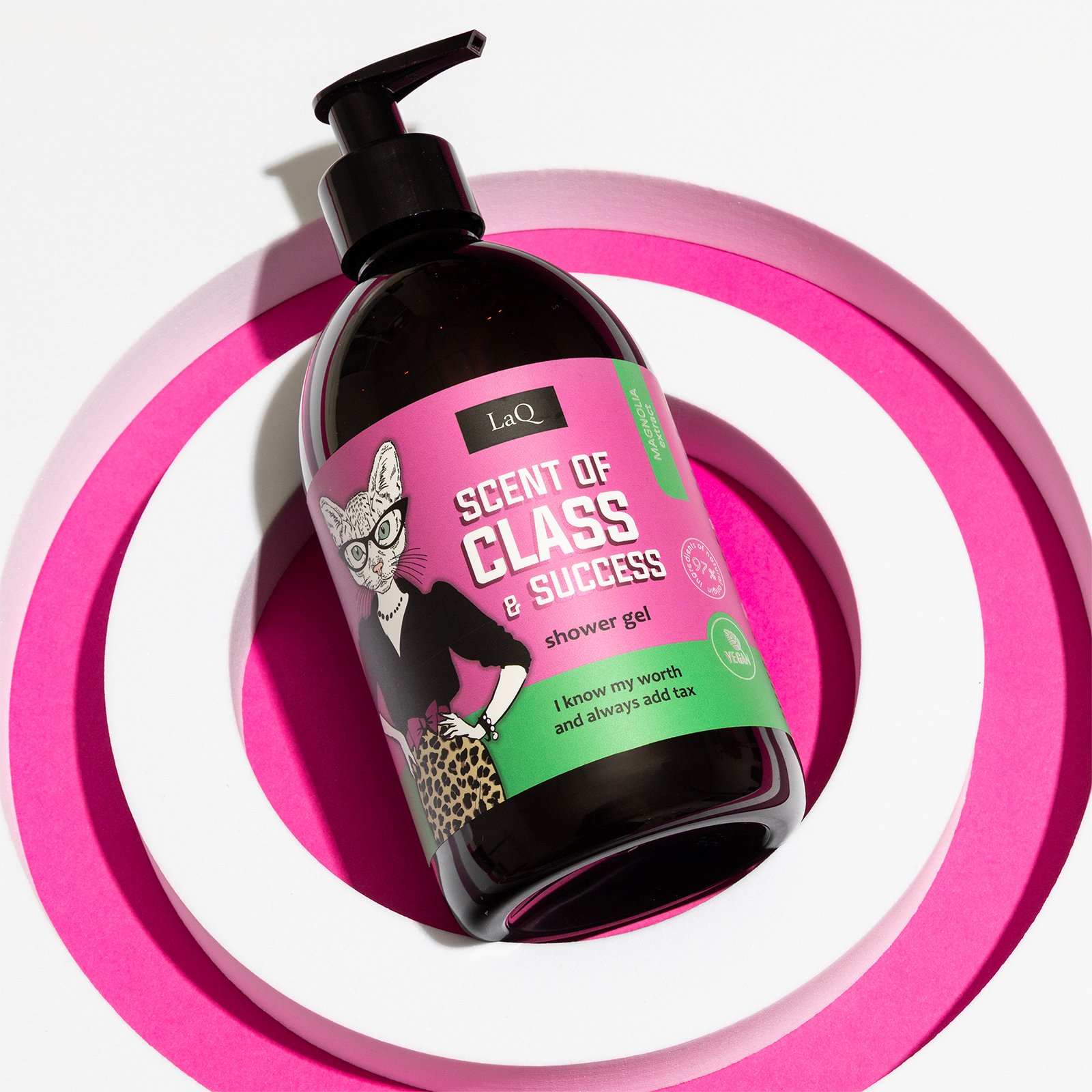 LaQ dušo gelis "MAGNOLIA", 500ml - Image 3