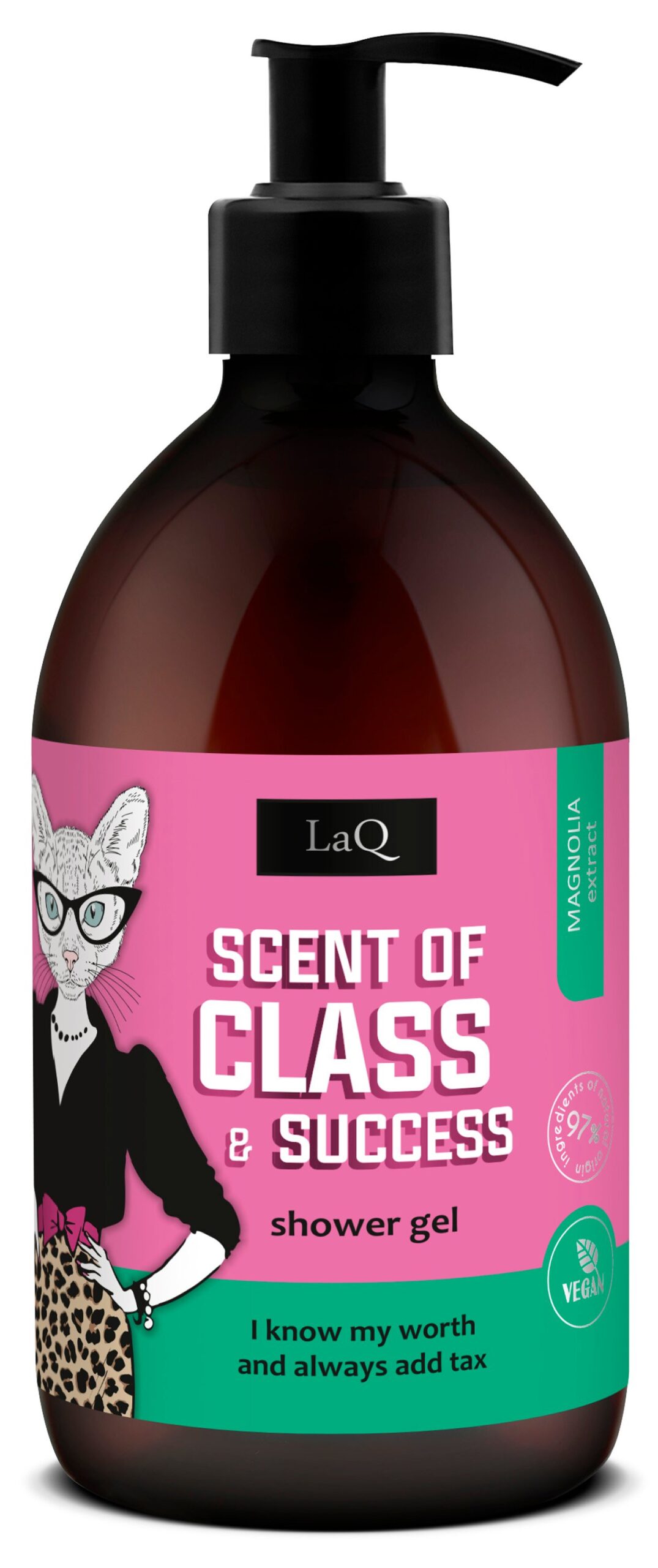 LaQ dušo gelis "MAGNOLIA", 500ml - Image 2