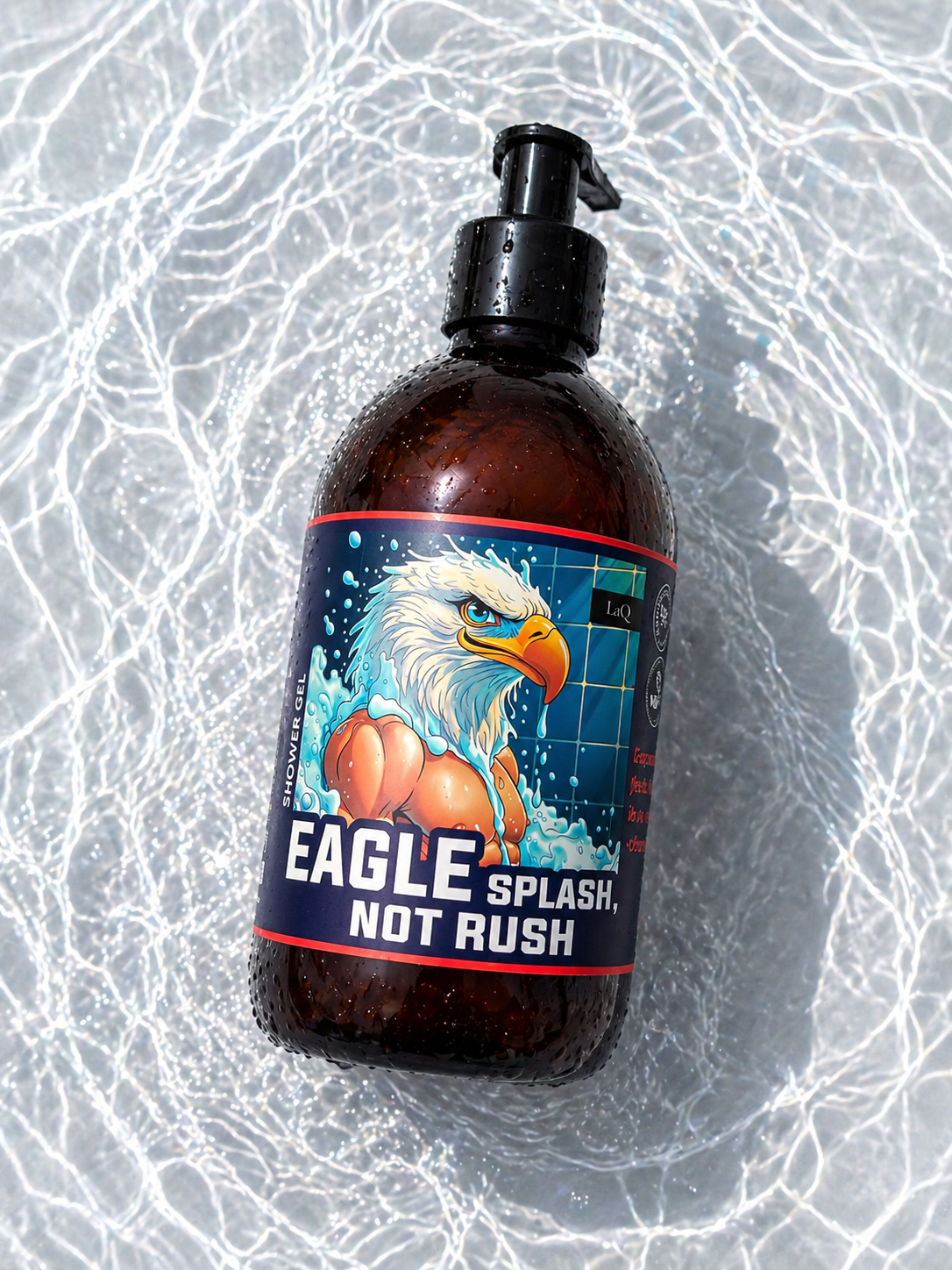 LaQ dušo gelis 8in1 "EAGLE SPLASH", 500ml