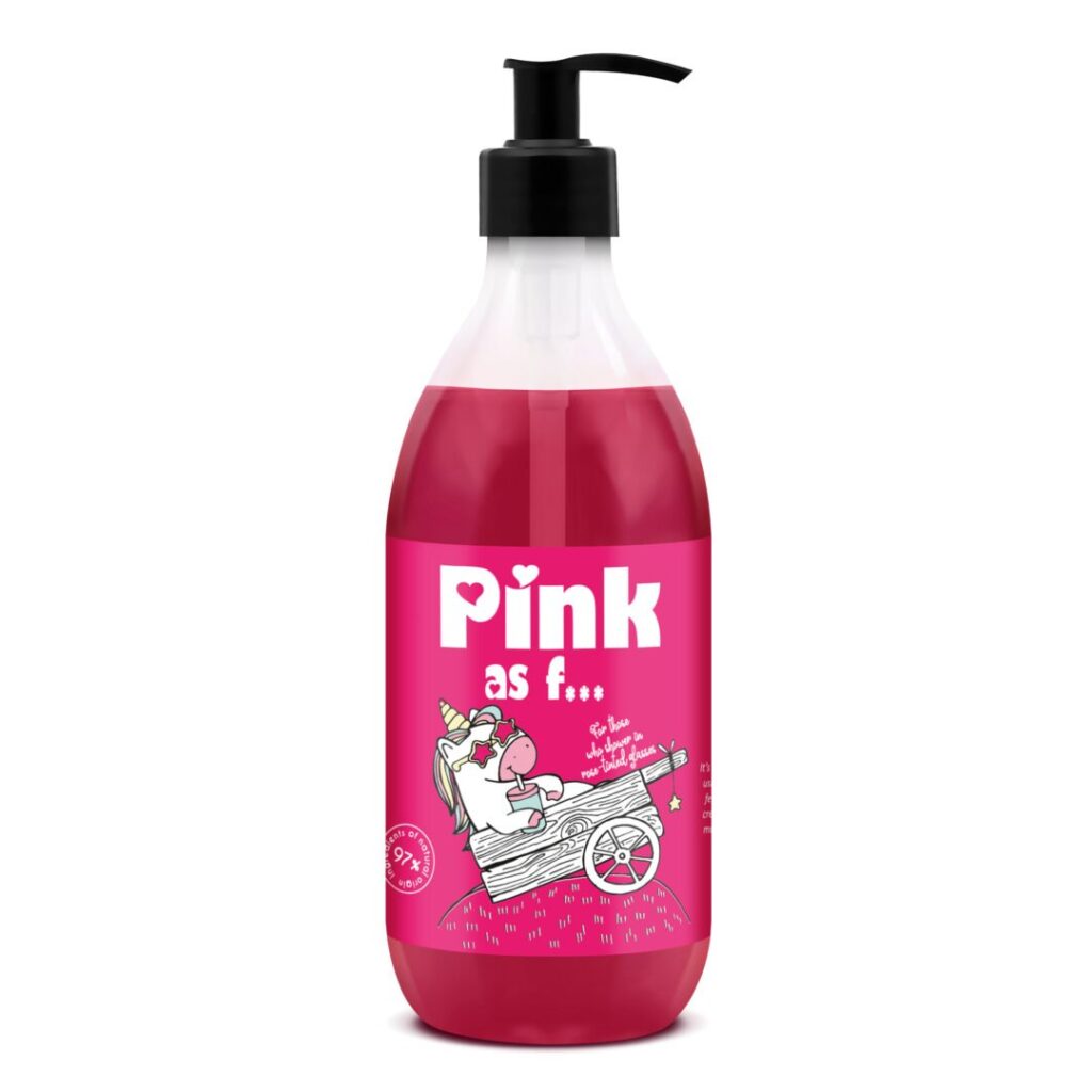 LaQ Shots! dušo gelis "PINK AS F***", 500ml