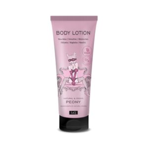 LaQ Kūno losjonas PEONY – Minkšta oda, stiprus įspūdis, 200ml