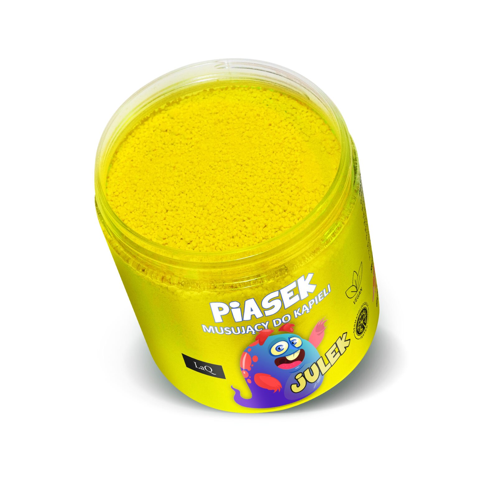 LaQ Putojantis vonios smėlis JULEK – Bananų sprogimas tavo vonioje, 210g - Image 2