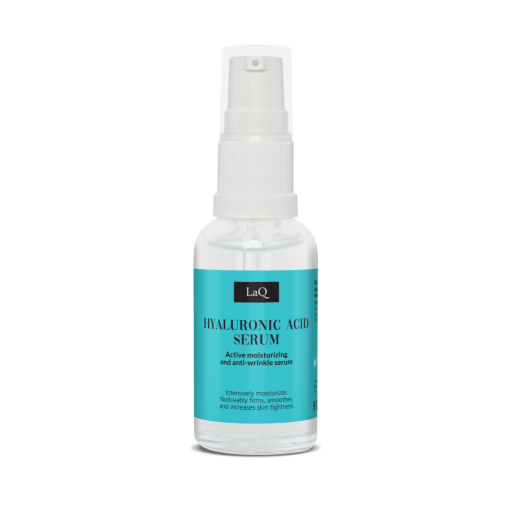 LaQ HYALURON drėkinamasis veido serumas su hialurono rūgštimi, 30 ml