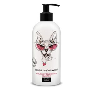 LaQ 2in1 Dušo gelis ir šampūnas CAT – Murkia saldžiai, kvepia gardžiai, 300ml