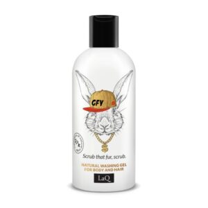 LaQ 2in1 Dušo gelis ir šampūnas RABBIT – Zuikis putoja, kvapu vilioja, 300ml