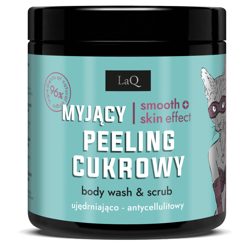 LaQ PIWONIA myjący peeling 220g NEW kūno prausiklis ir šveitiklis, 220g