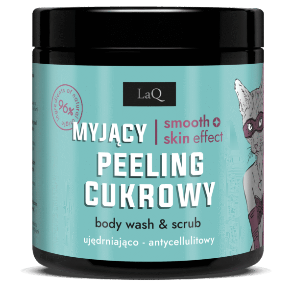 LaQ PIWONIA myjący peeling 220g NEW kūno prausiklis ir šveitiklis, 220g