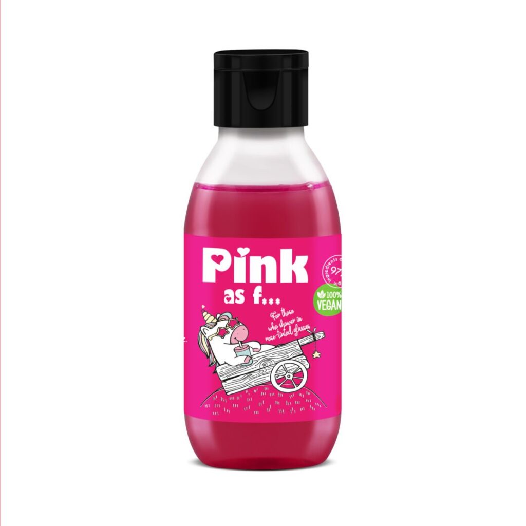 LaQ PINK AS F*** dušo gelis, 100 ml