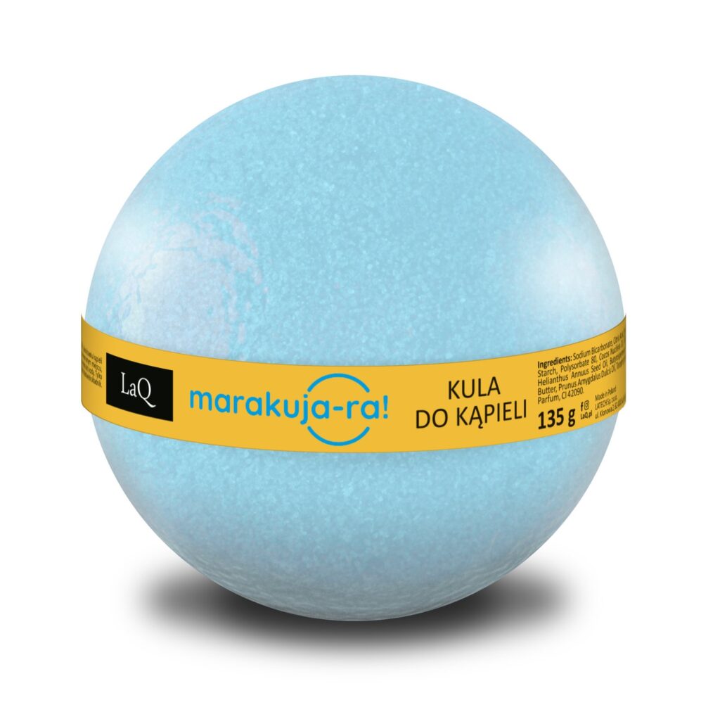 LaQ PASSIONELLA putojanti vonios bomba su pasiflorų aromatu, 135 g
