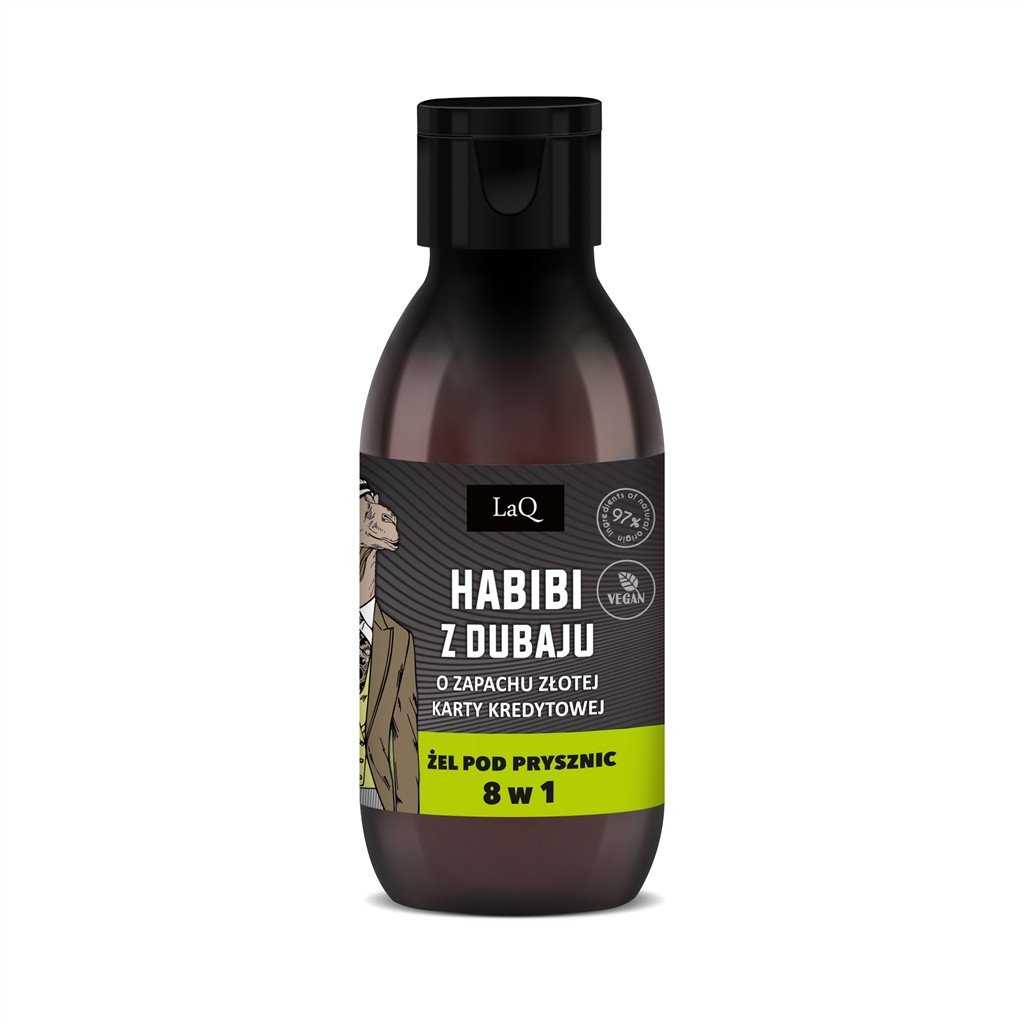 LaQ HABIBI Z DUBAJU vyriškas dušo gelis 8in1, 100 ml